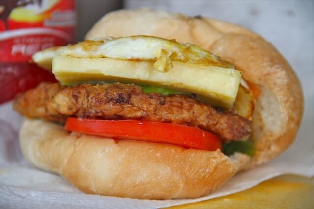 Cuz Fish Sandwich Barbados